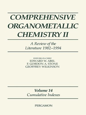 cover image of Comprehensive Organometallic Chemistry II, Volume 14